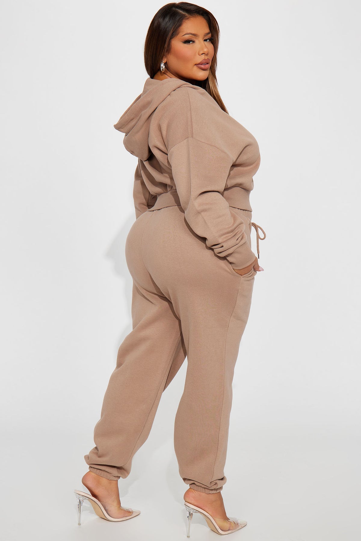 Brianna Jogger Mocha Tracksuit | Womens tracksuit mocha jogger tracksuit set womens comfortable tracksuits for women gym wear