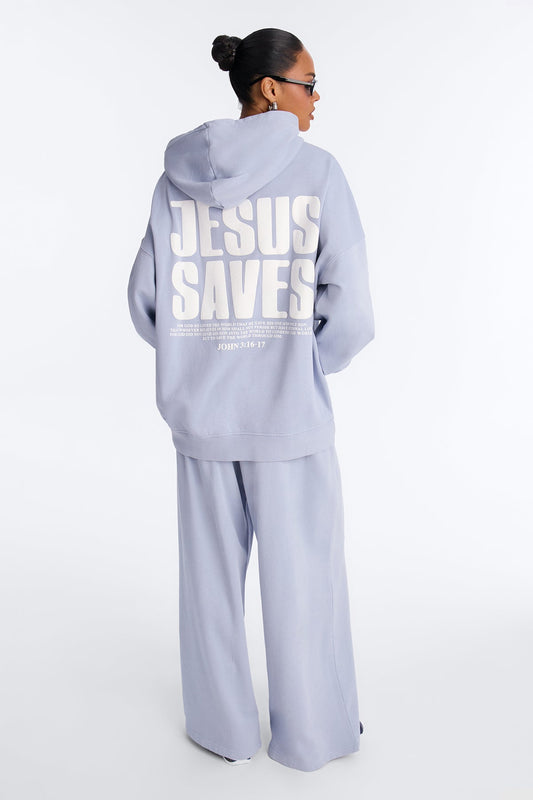 Jesus Saves Fleece Light Blue Tracksuit | Womens tracksuit light blue fleece tracksuit set womens trendy tracksuits for women