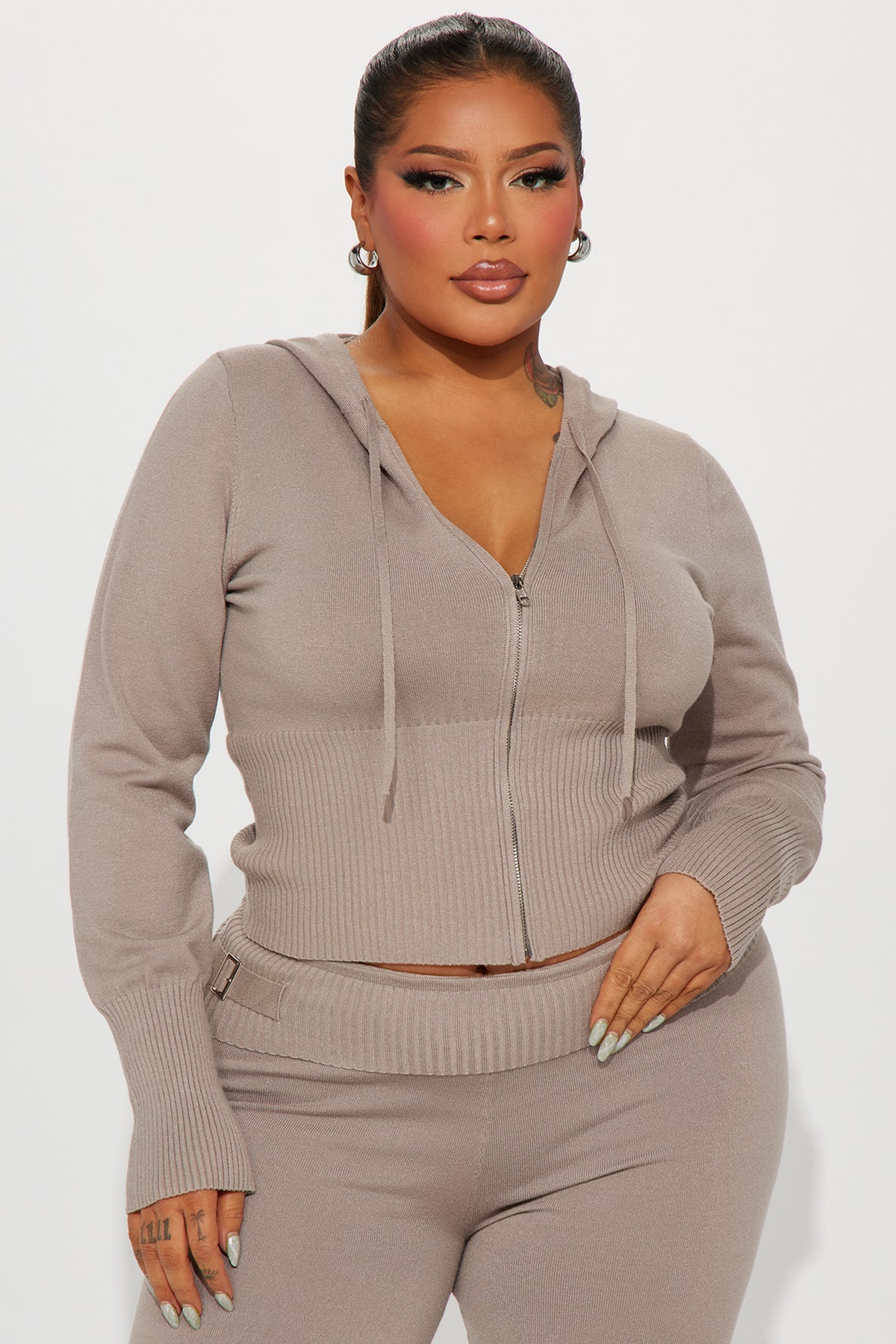 Lena Sweater Oatmeal Tracksuit | Womens tracksuit oatmeal sweater tracksuit set womens cozy tracksuits for women