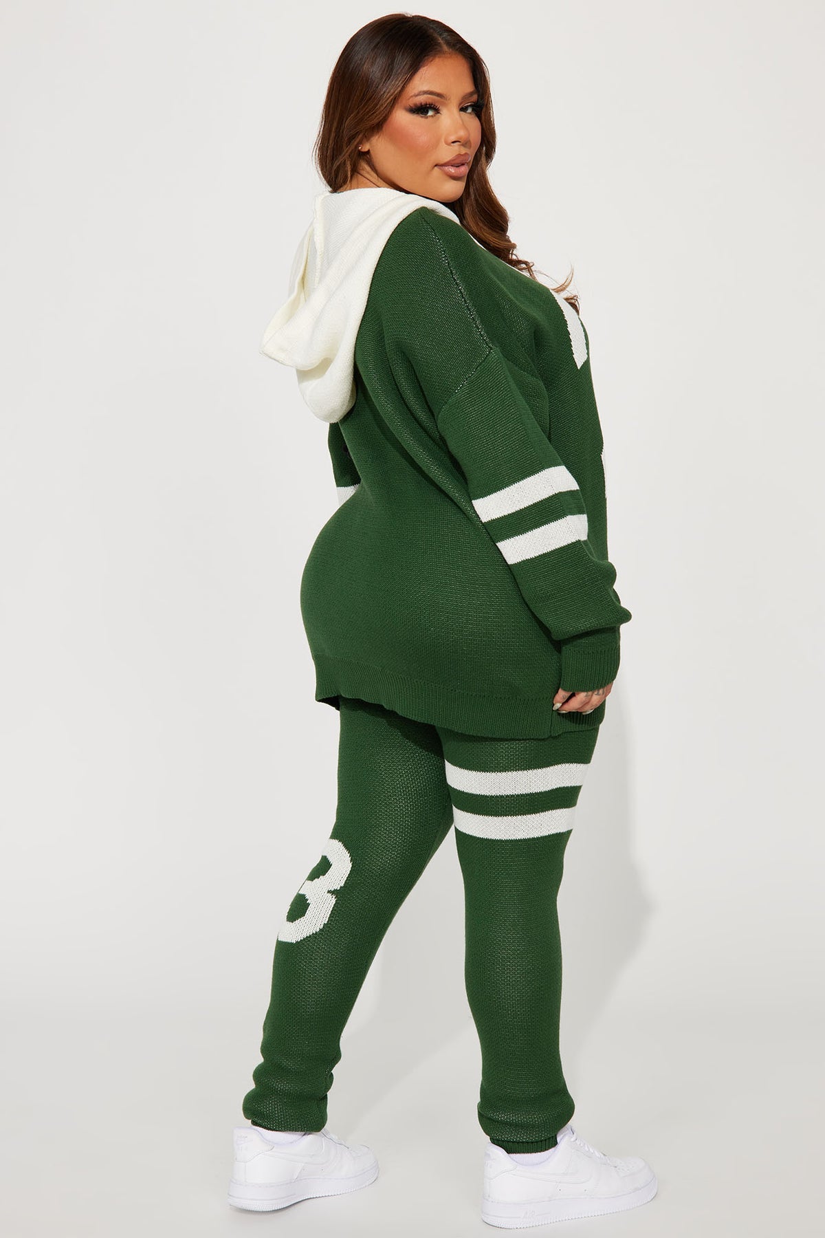 Playing The Game Sweater Legging Hunter Tracksuit | Womens tracksuit hunter sweater legging tracksuit set womens fitted tracksuits for women