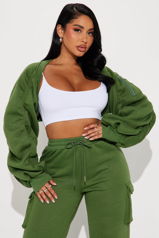 Waverley Green Tracksuit | Womens tracksuit green wide leg cargo tracksuit set womens streetwear tracksuits for women