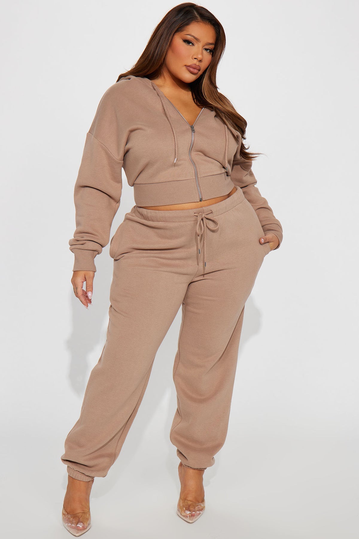 Brianna Jogger Mocha Tracksuit | Womens tracksuit mocha jogger tracksuit set womens comfortable tracksuits for women gym wear