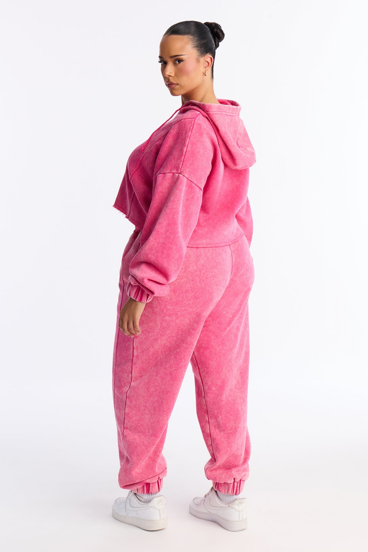 Get Lucky Washed Fleece Pink Tracksuit | Womens tracksuit pink washed fleece tracksuit set womens trendy tracksuits for women