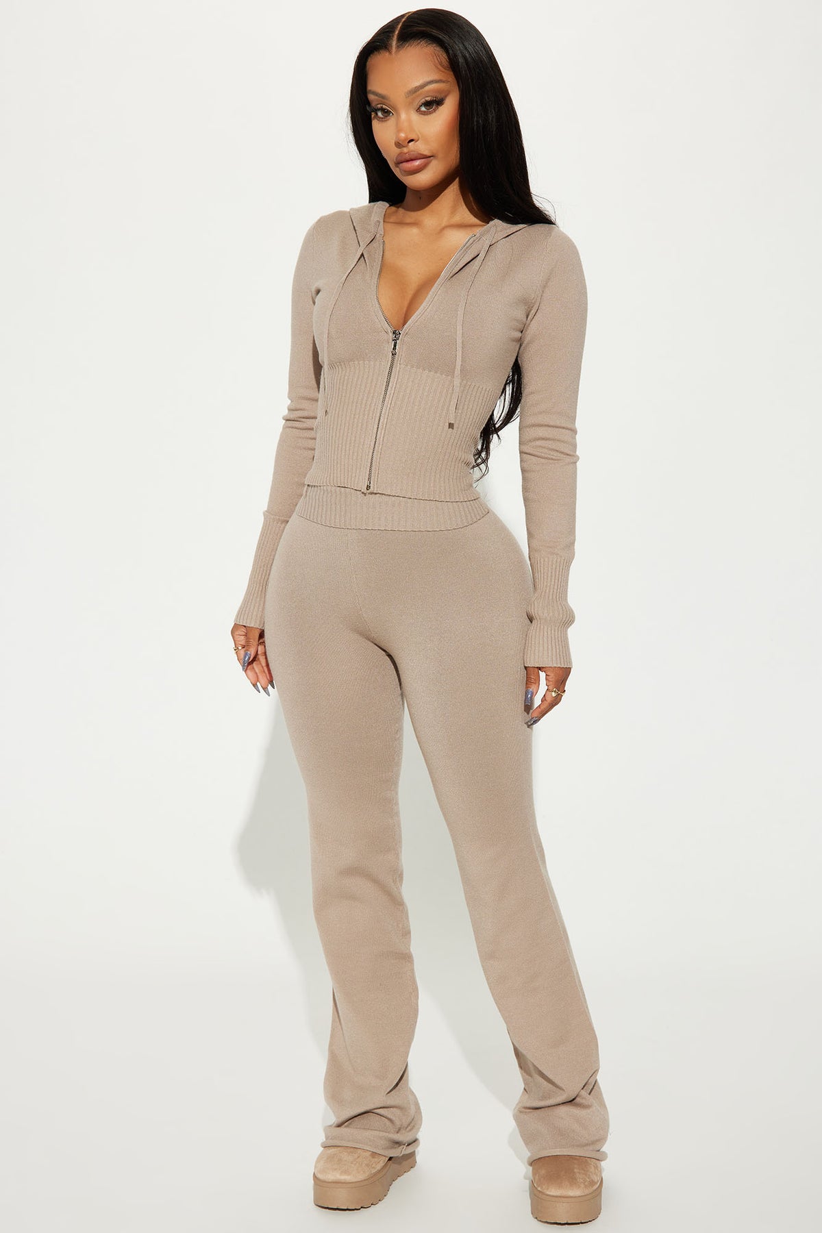 Lena Sweater Oatmeal Tracksuit | Womens tracksuit oatmeal sweater tracksuit set womens cozy tracksuits for women