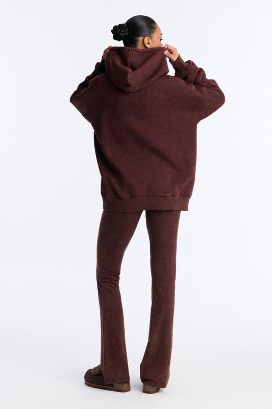 Like A Saint Fleece Flare Leg Brown Tracksuit | Womens tracksuit brown fleece flare leg tracksuit set womens stylish tracksuits for women