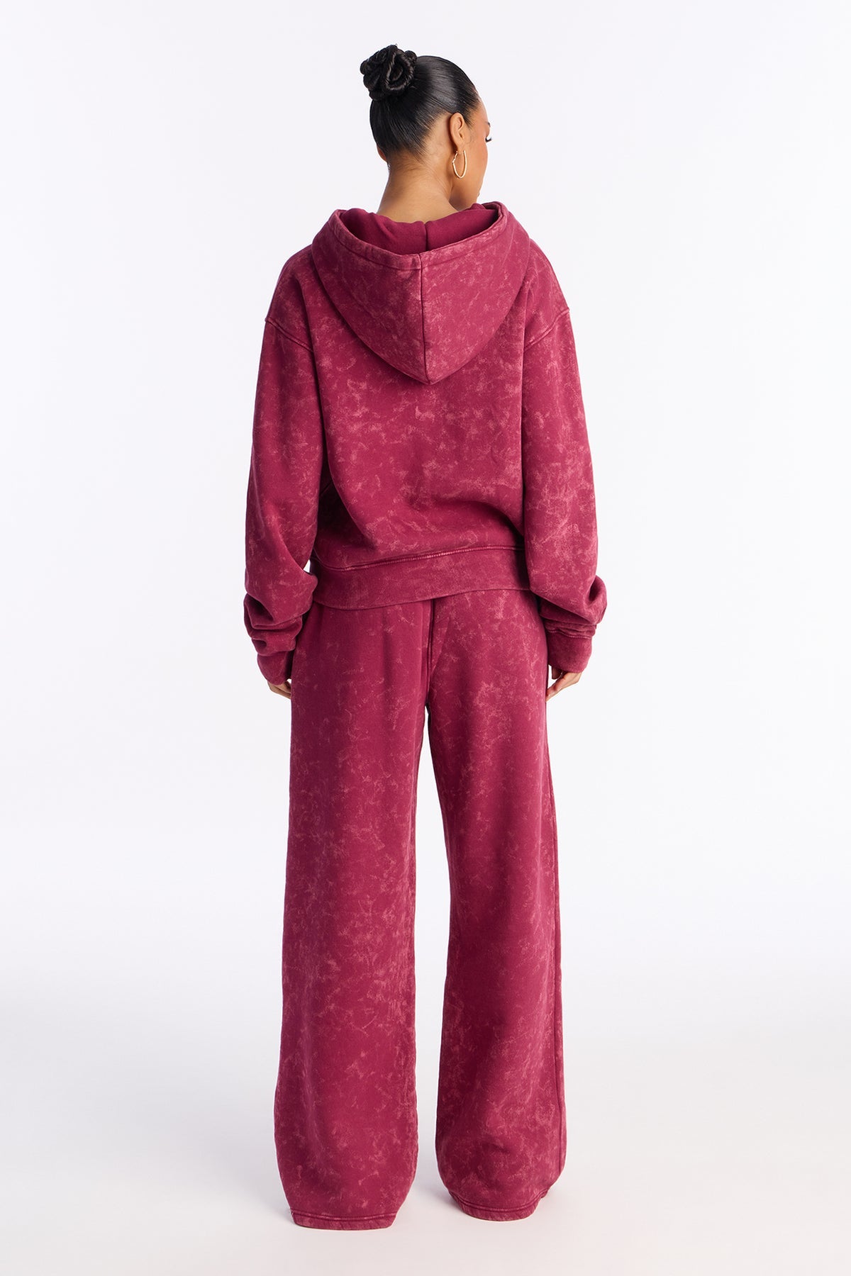 Love Club Embroidered Fleece Wine Tracksuit | Womens tracksuit wine embroidered fleece tracksuit set womens premium tracksuits for women winter wear