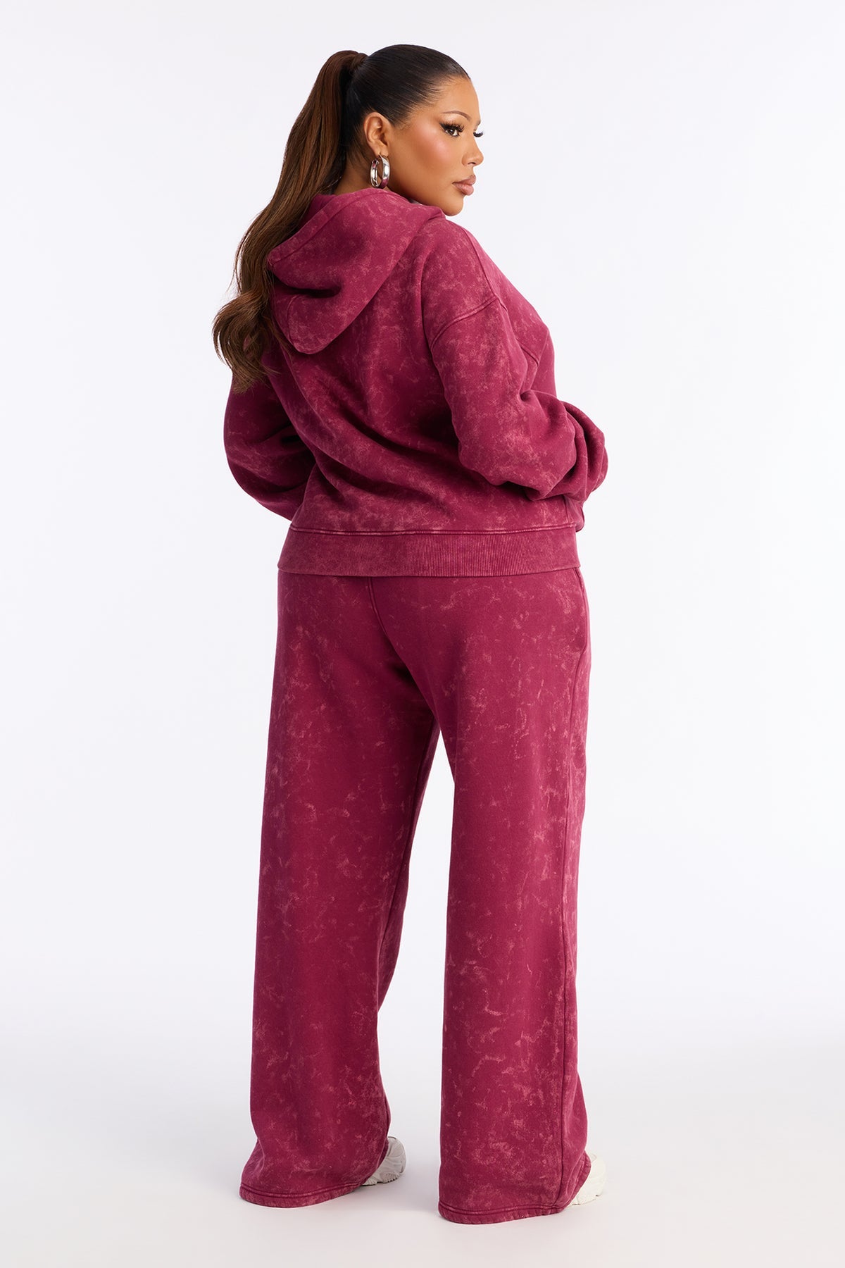 Love Club Embroidered Fleece Wine Tracksuit | Womens tracksuit wine embroidered fleece tracksuit set womens premium tracksuits for women winter wear