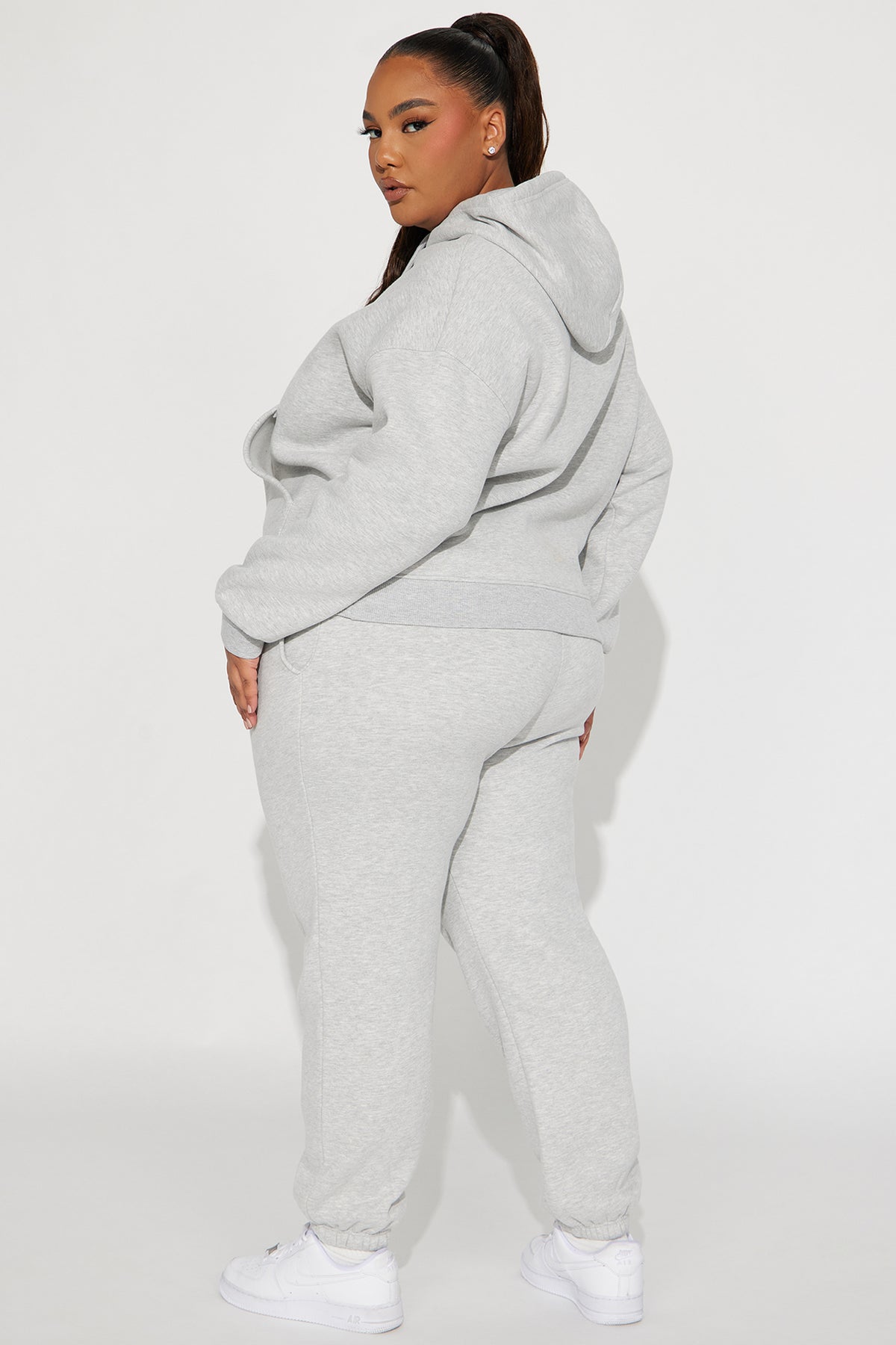 Milano Heathered Grey Tracksuit | Womens tracksuit grey heather hoodie jogger tracksuit set womens casual tracksuits for women