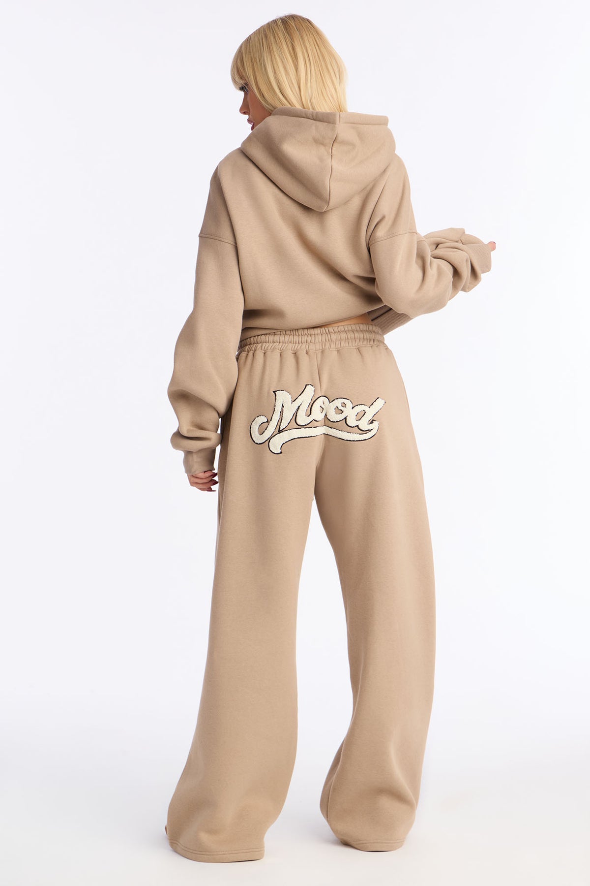 Mood Setter Fleece Taupe Tracksuit | Womens tracksuit taupe fleece tracksuit set womens cozy tracksuits for women