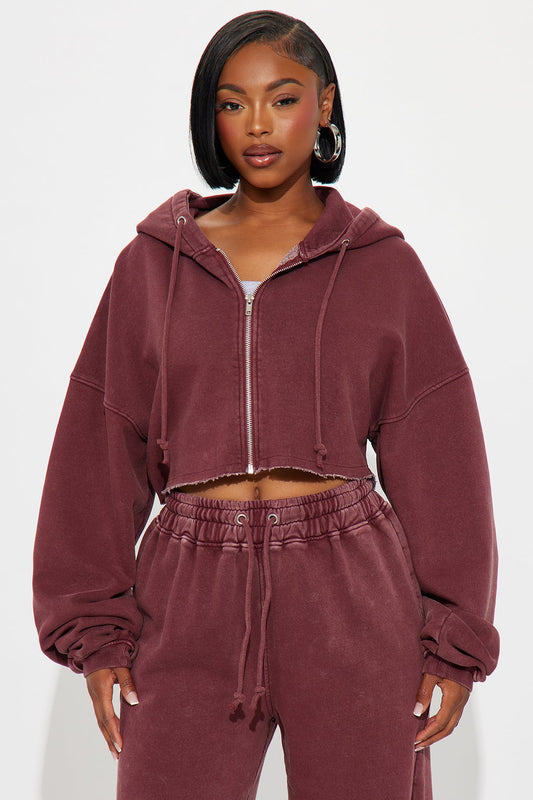 On The Go Fleece Burgundy Tracksuit | Womens tracksuit burgundy fleece tracksuit set womens winter tracksuits for women stylish