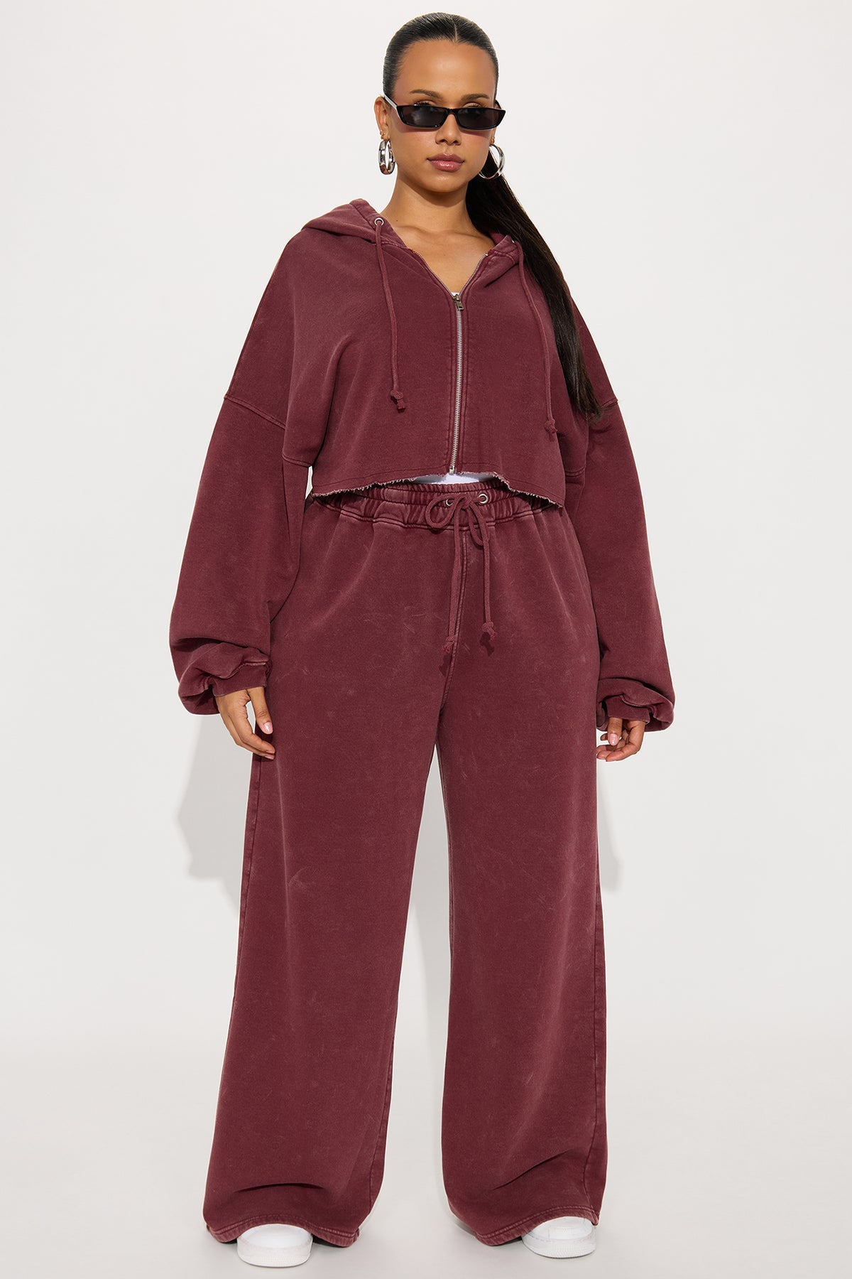 On The Go Fleece Burgundy Tracksuit | Womens tracksuit burgundy fleece tracksuit set womens winter tracksuits for women stylish