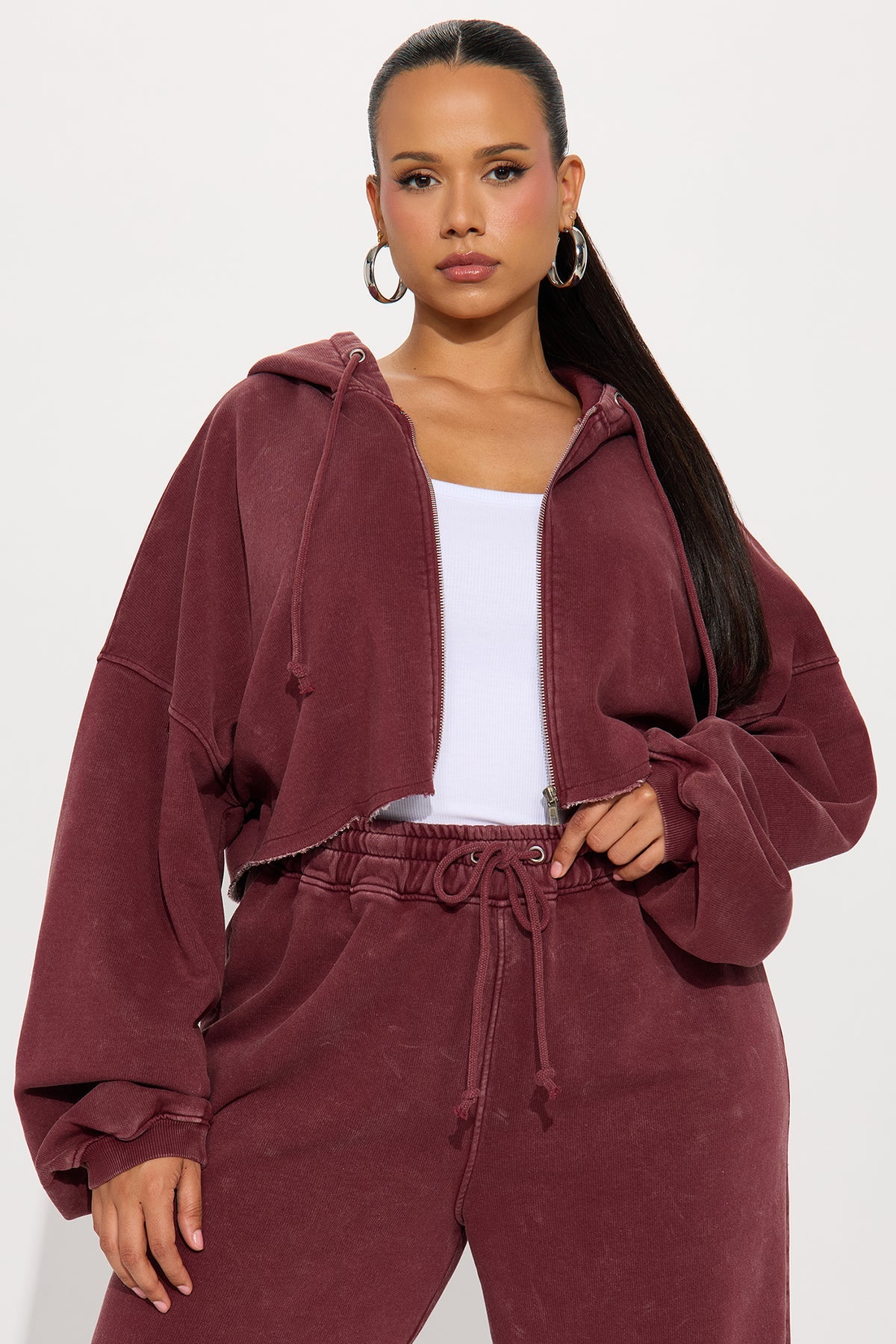On The Go Fleece Burgundy Tracksuit | Womens tracksuit burgundy fleece tracksuit set womens winter tracksuits for women stylish