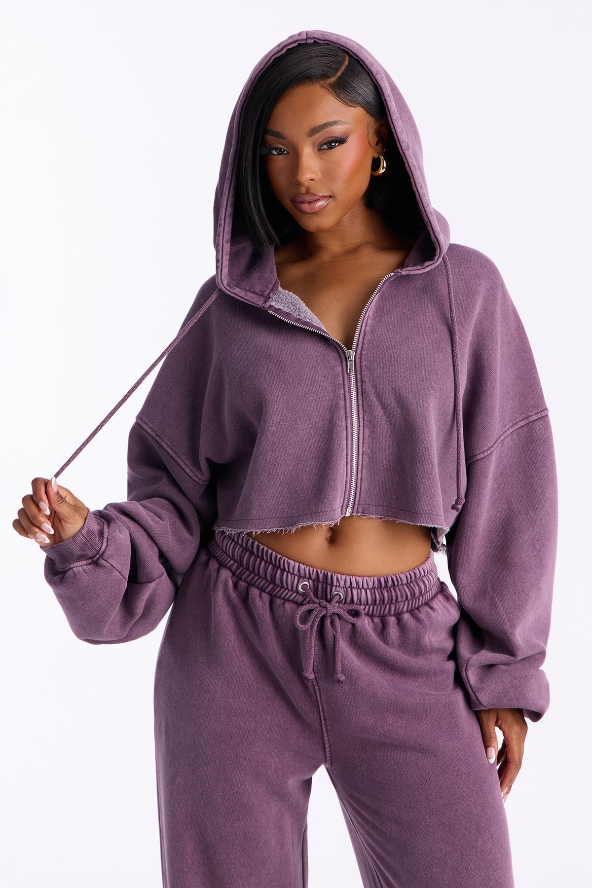 On The Go Fleece Purple Tracksuit | Womens tracksuit purple fleece tracksuit set womens trendy tracksuits for women oversized fit