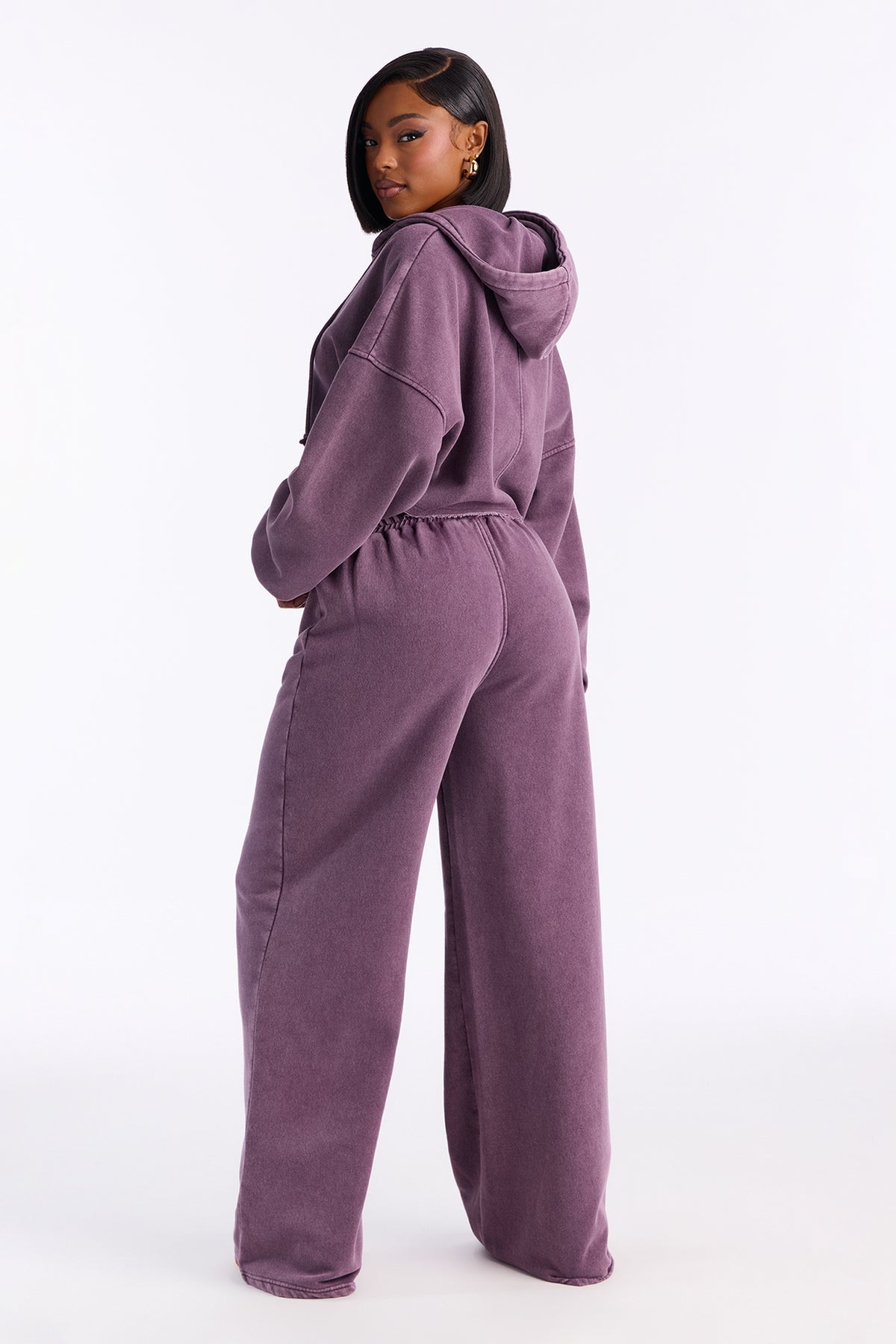 On The Go Fleece Purple Tracksuit | Womens tracksuit purple fleece tracksuit set womens trendy tracksuits for women oversized fit