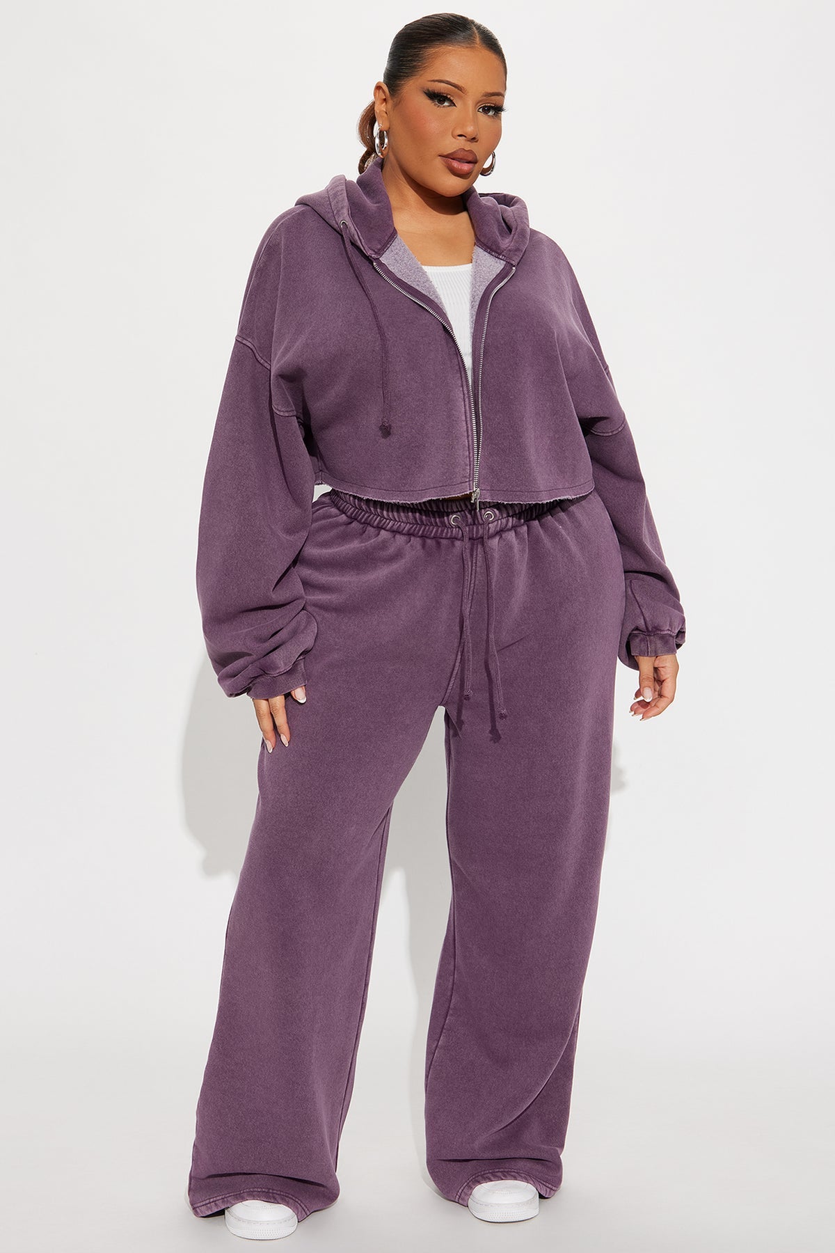 On The Go Fleece Purple Tracksuit | Womens tracksuit purple fleece tracksuit set womens trendy tracksuits for women oversized fit
