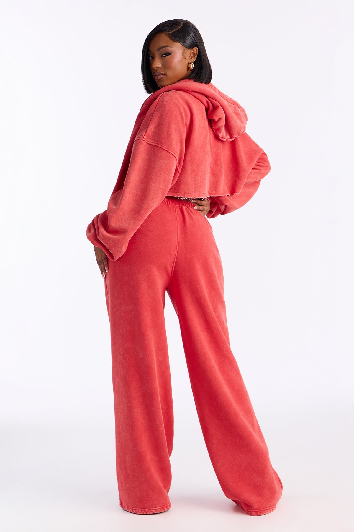 On The Go Fleece Red Tracksuit | Womens tracksuit red fleece tracksuit set womens bold tracksuits for women
