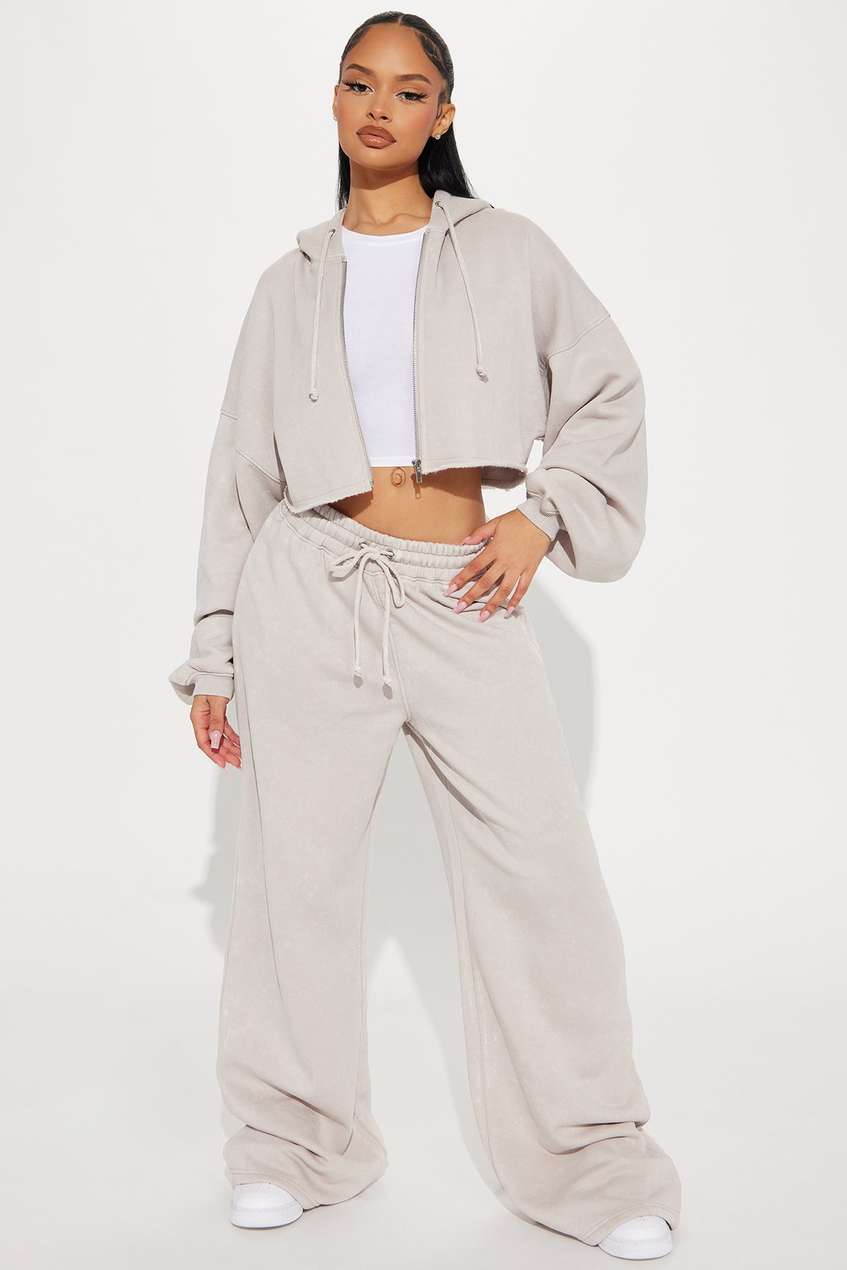 On The Go Fleece Taupe Tracksuit | Womens tracksuit taupe fleece tracksuit set womens cozy tracksuits for women oversized fit