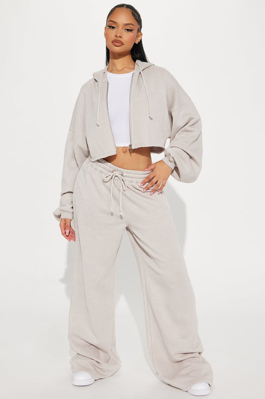 On The Go Fleece Taupe Tracksuit | Womens tracksuit taupe fleece tracksuit set womens cozy tracksuits for women oversized fit