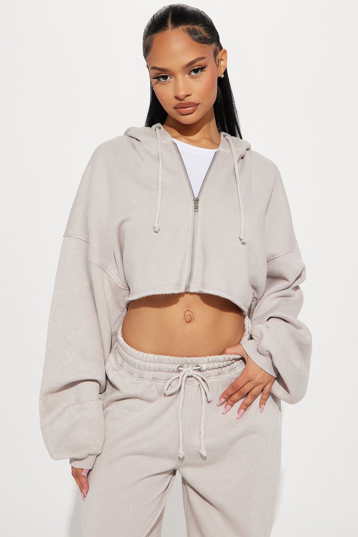 On The Go Fleece Taupe Tracksuit | Womens tracksuit taupe fleece tracksuit set womens cozy tracksuits for women oversized fit