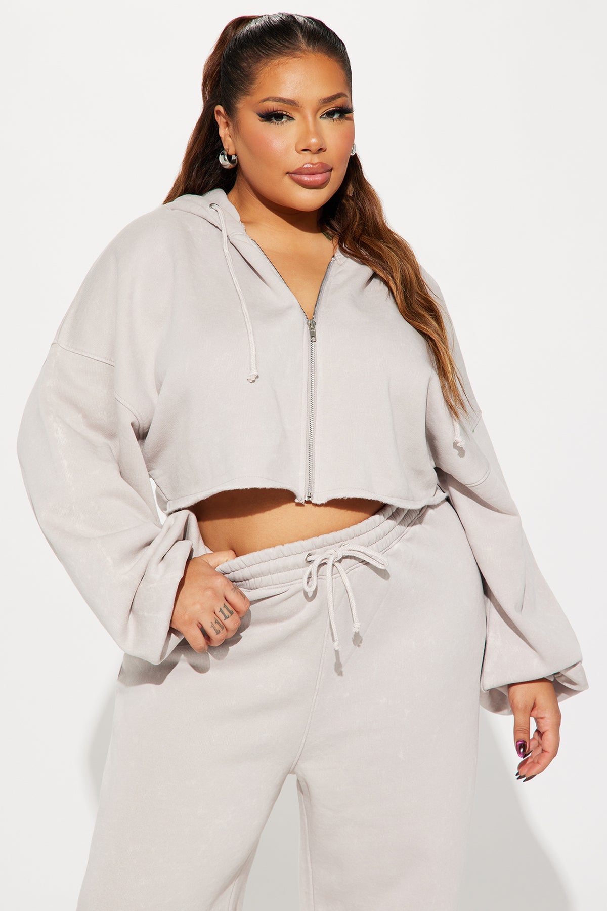 On The Go Fleece Taupe Tracksuit | Womens tracksuit taupe fleece tracksuit set womens cozy tracksuits for women oversized fit