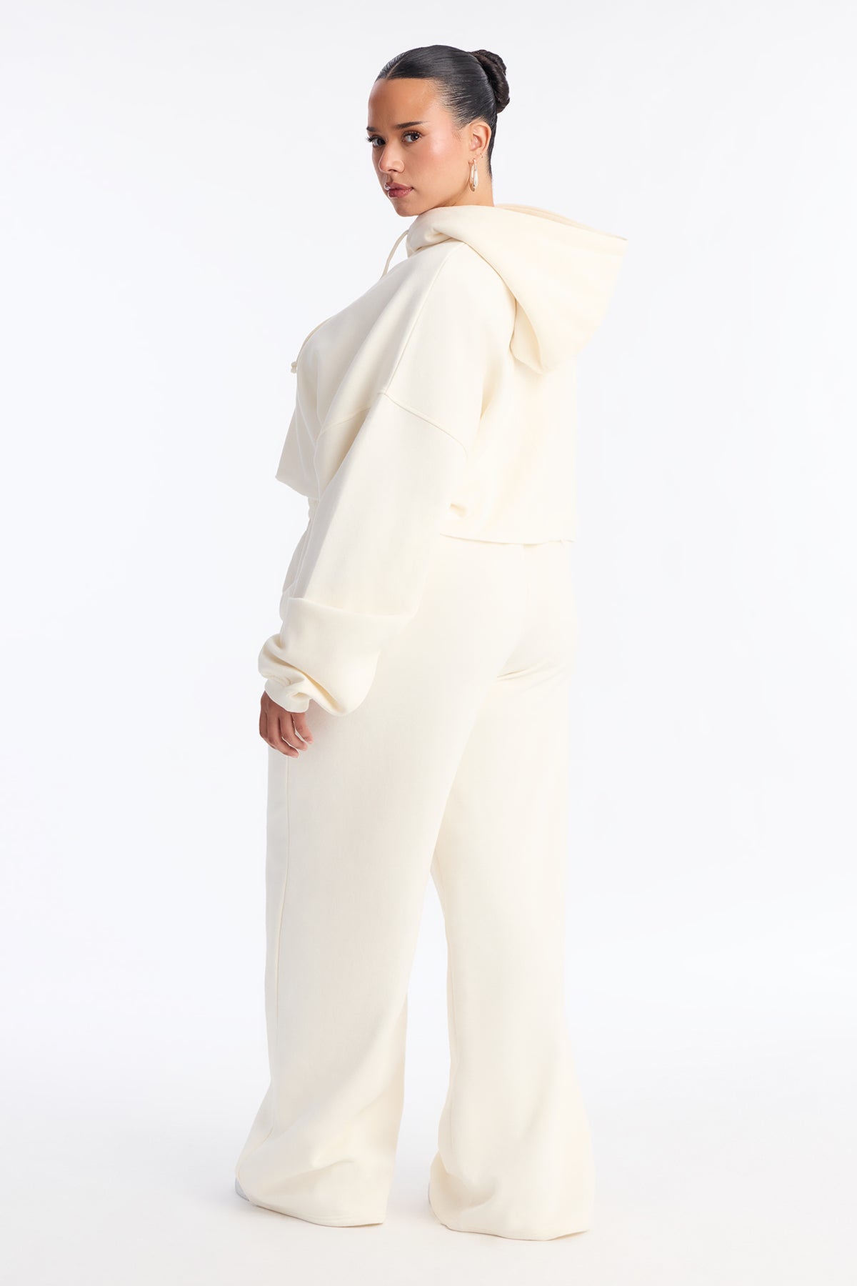 On The Go Fleece White Tracksuit | Womens tracksuit white fleece tracksuit set womens clean aesthetic tracksuits for women