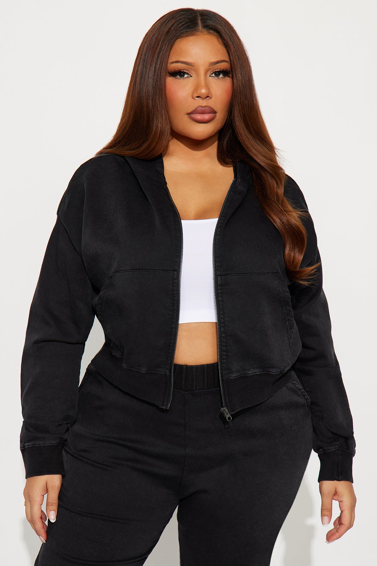 On The Move Washed Denim Black Wash Tracksuit | Womens tracksuit black wash denim tracksuit set womens streetwear tracksuits for women edgy look