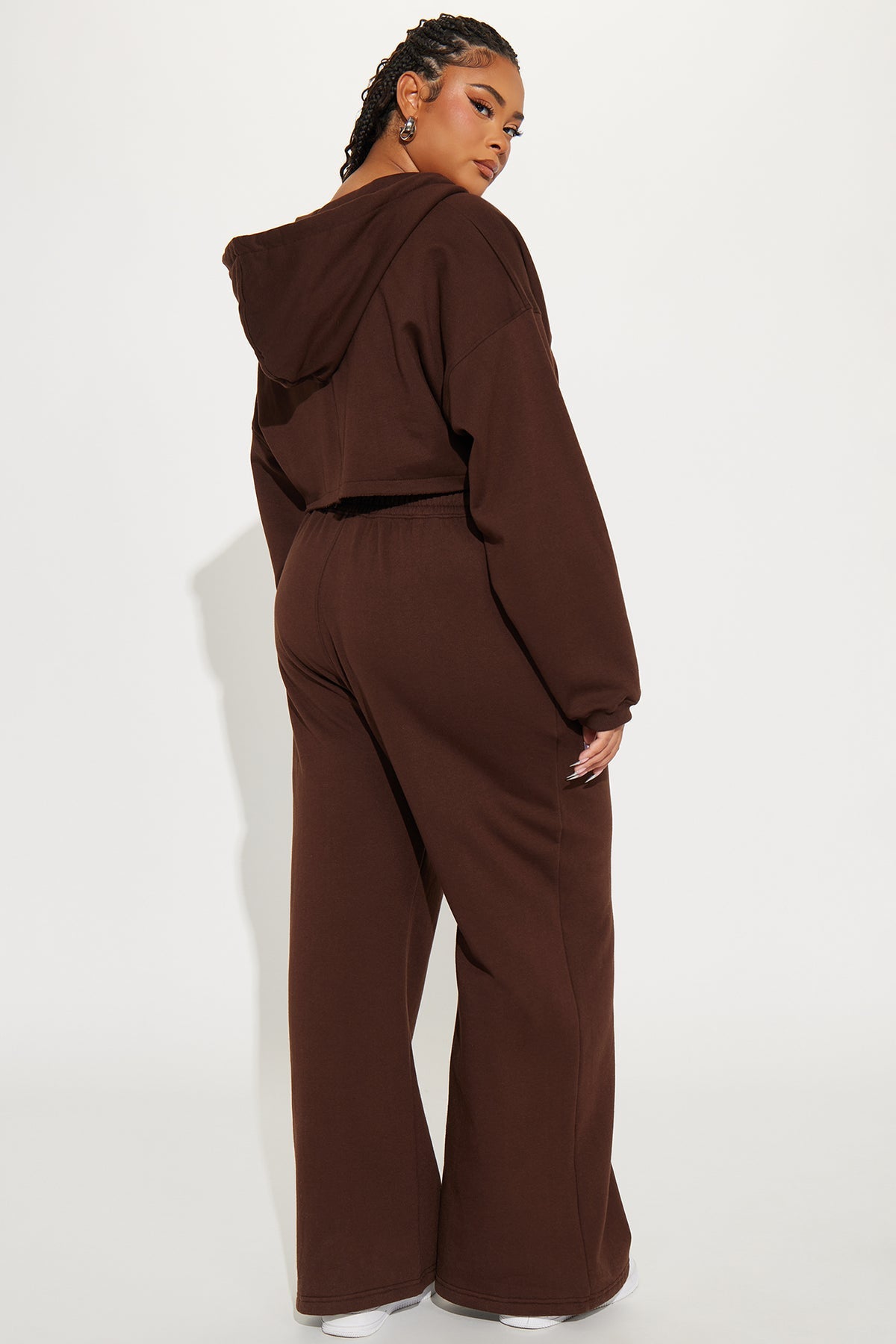 On The Way Chocolate Tracksuit | Womens tracksuit chocolate cropped hoodie tracksuit set womens stylish tracksuits for women