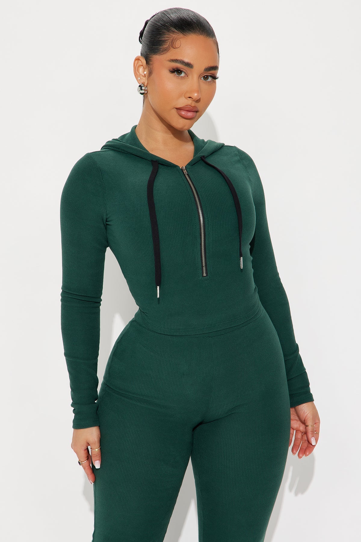 On To Go Hoodie Hunter Green Tracksuit | Womens tracksuit hunter green hoodie tracksuit set womens trendy tracksuits for women
