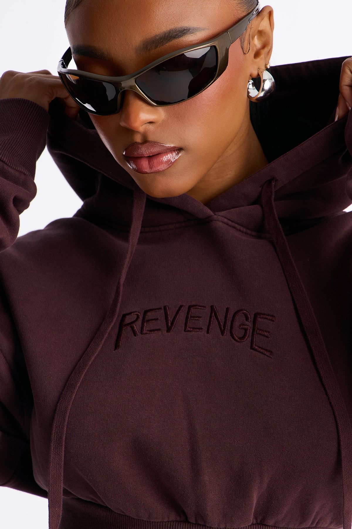 Revenge Fleece Wide Leg Plum Tracksuit | Womens tracksuit plum fleece wide leg tracksuit set womens trendy tracksuits for women