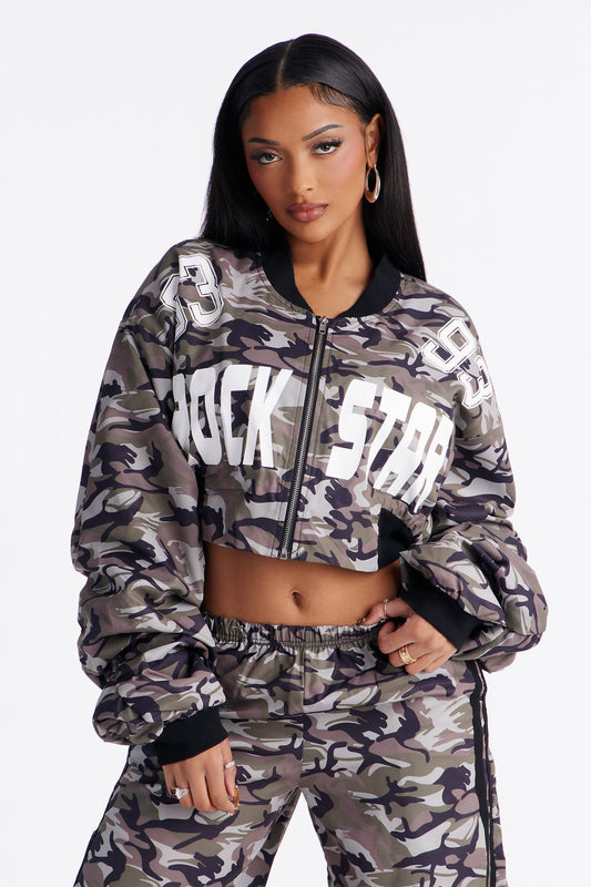 Rockstar 93 Camo Olive Tracksuit | Womens tracksuit camo olive tracksuit set womens streetwear tracksuits for women oversized fit edgy style