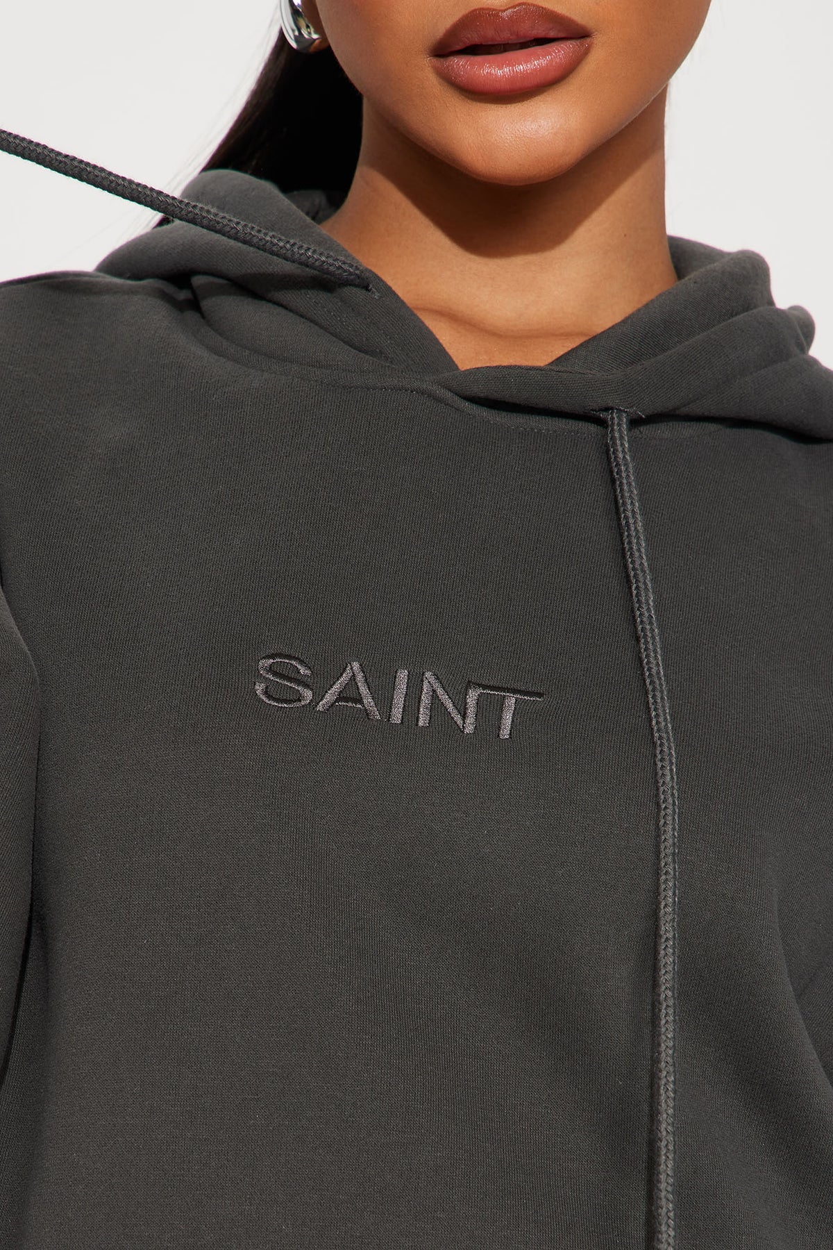Saint Charcoal Tracksuit | Womens tracksuit charcoal hoodie jogger tracksuit set womens comfortable tracksuits for women everyday wear