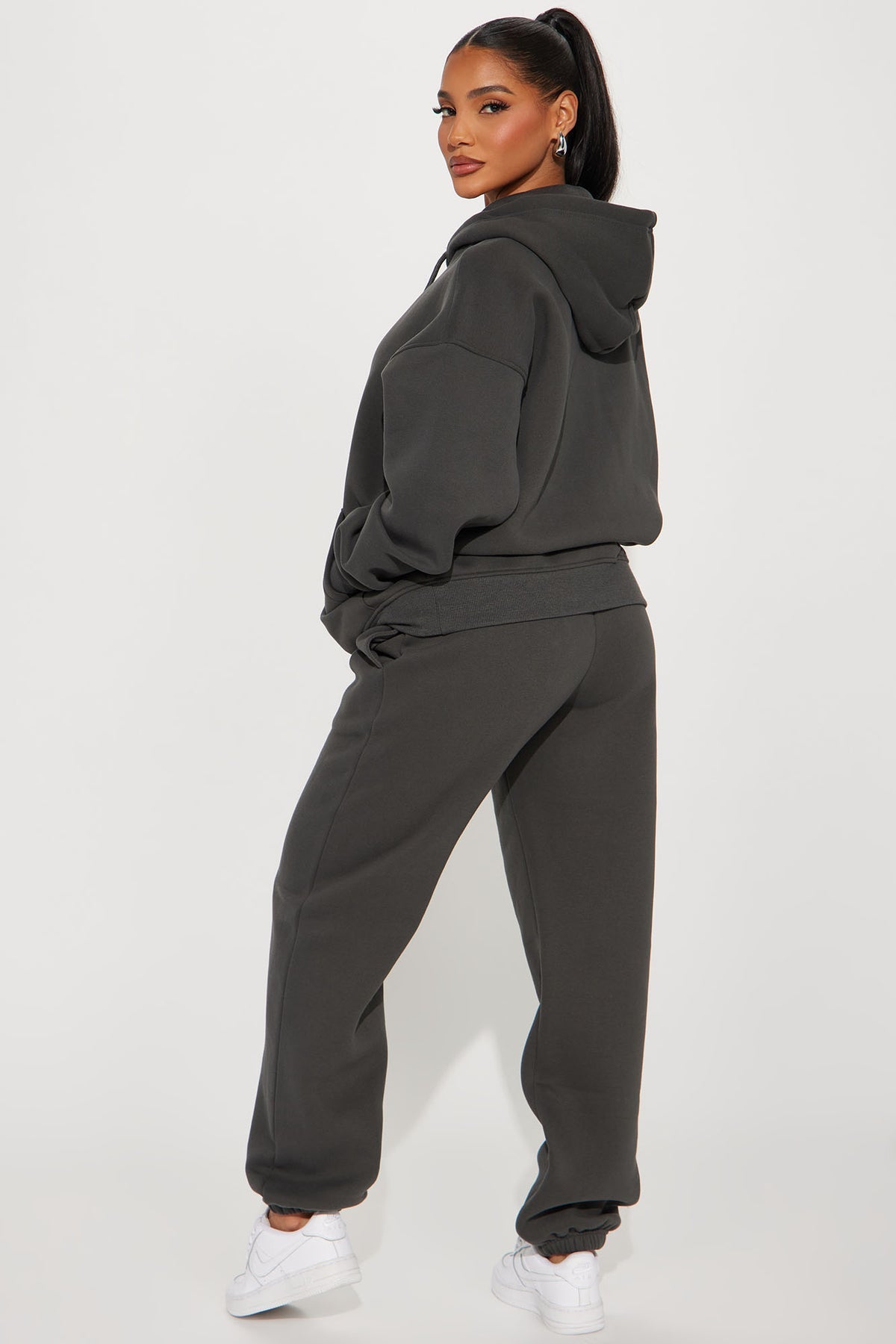 Saint Charcoal Tracksuit | Womens tracksuit charcoal hoodie jogger tracksuit set womens comfortable tracksuits for women everyday wear