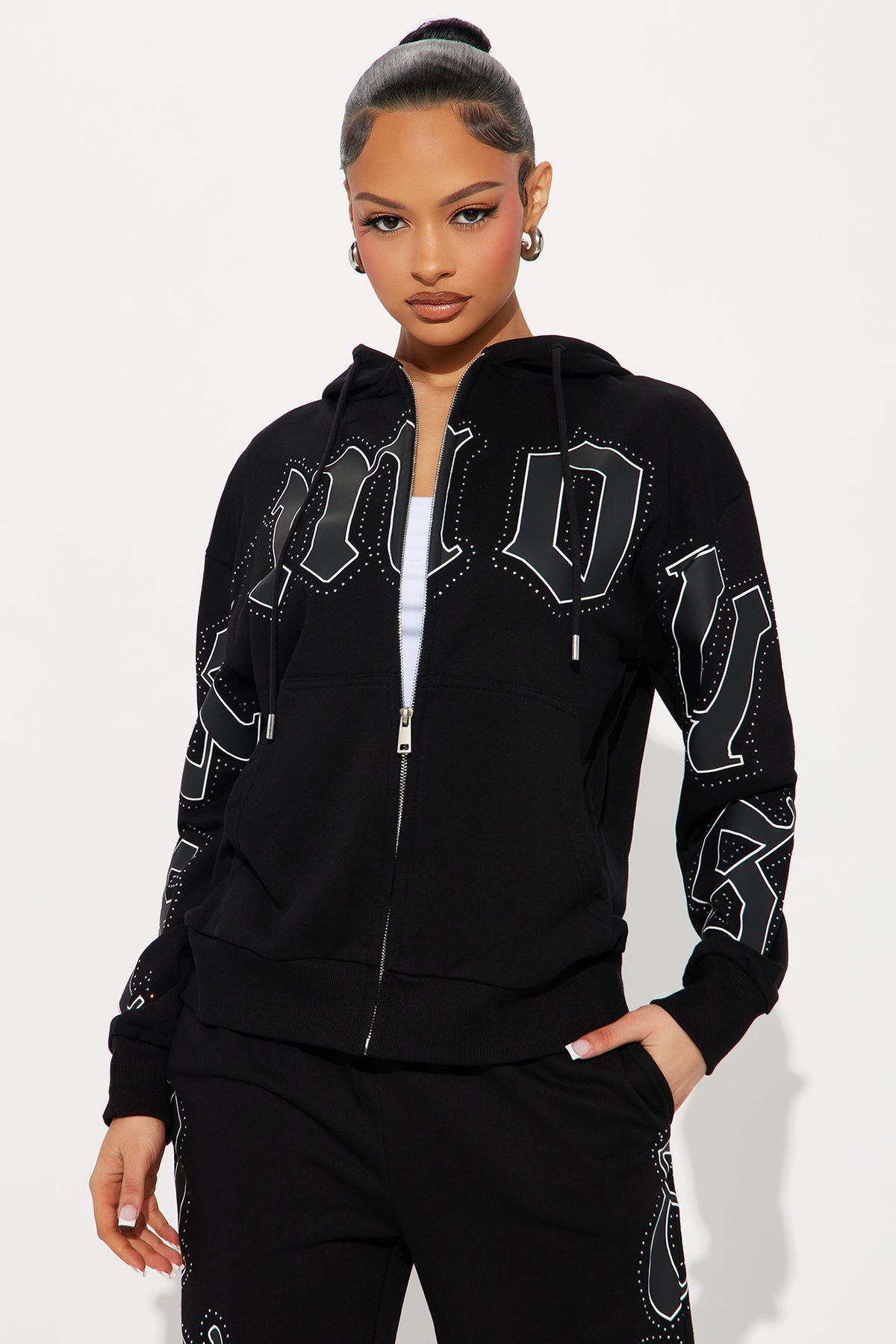 So Famous Jogger Black Tracksuit | Womens tracksuit black jogger tracksuit set womens casual tracksuits for women