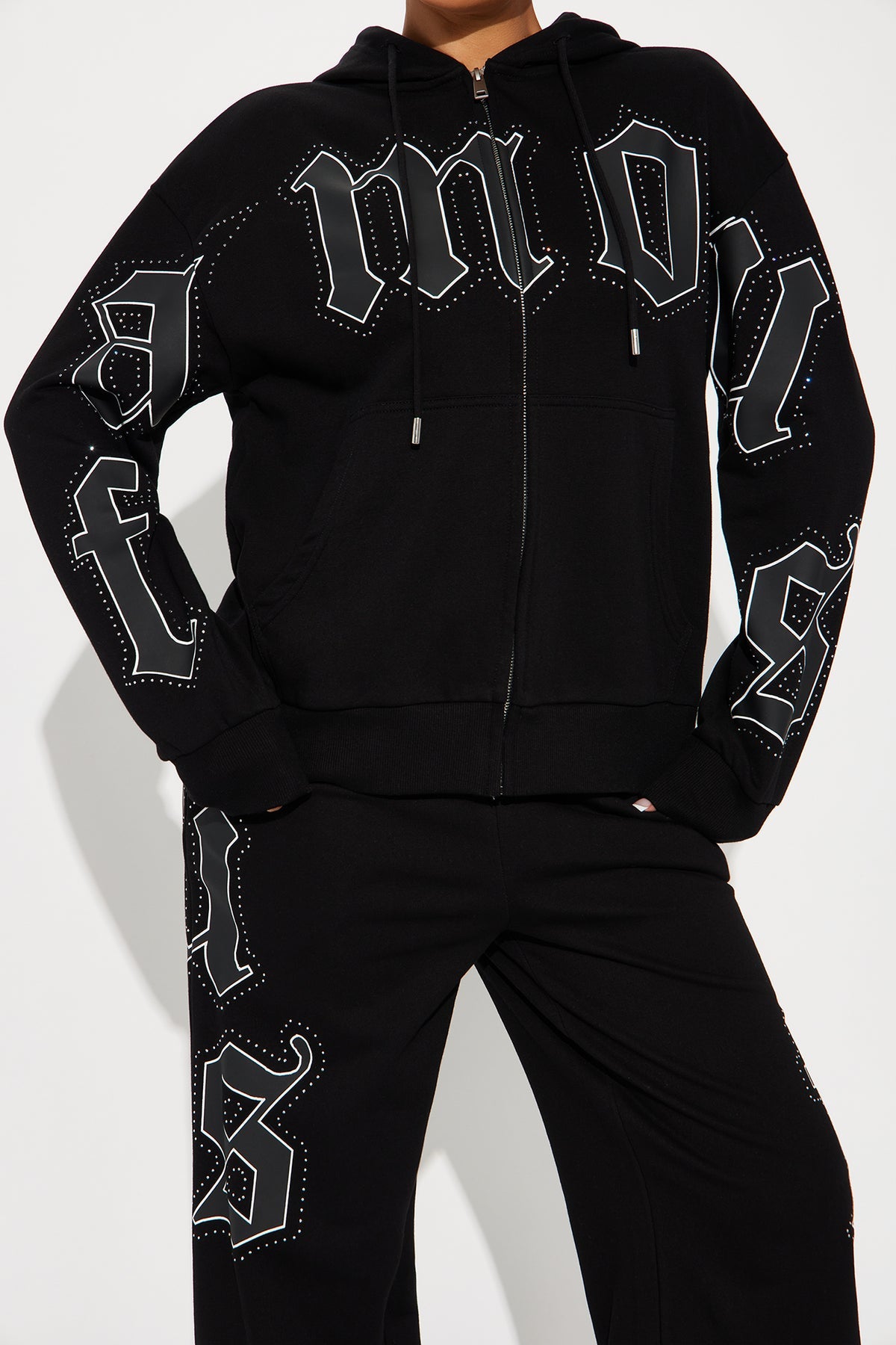 So Famous Jogger Black Tracksuit | Womens tracksuit black jogger tracksuit set womens casual tracksuits for women
