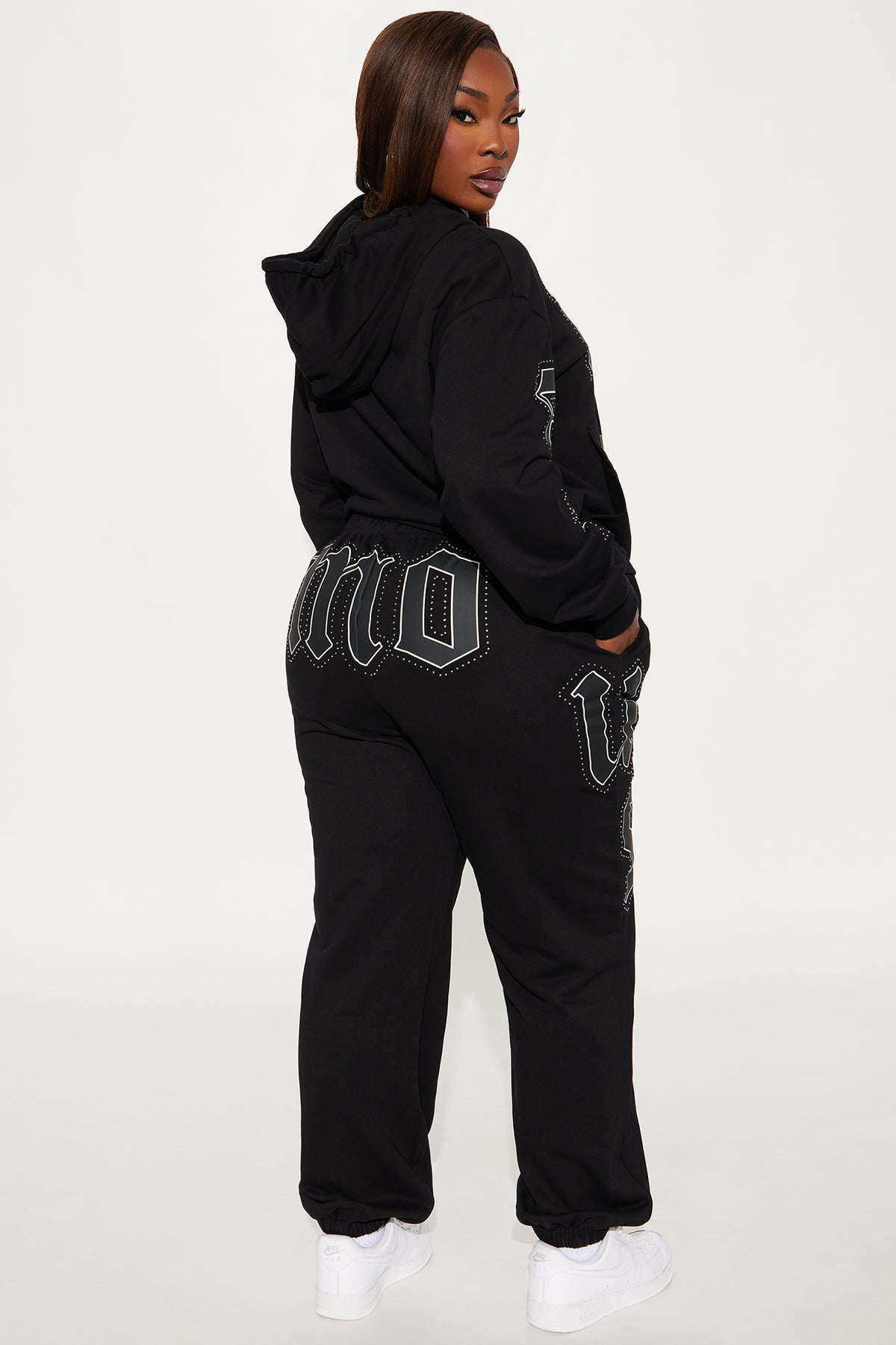So Famous Jogger Black Tracksuit | Womens tracksuit black jogger tracksuit set womens casual tracksuits for women