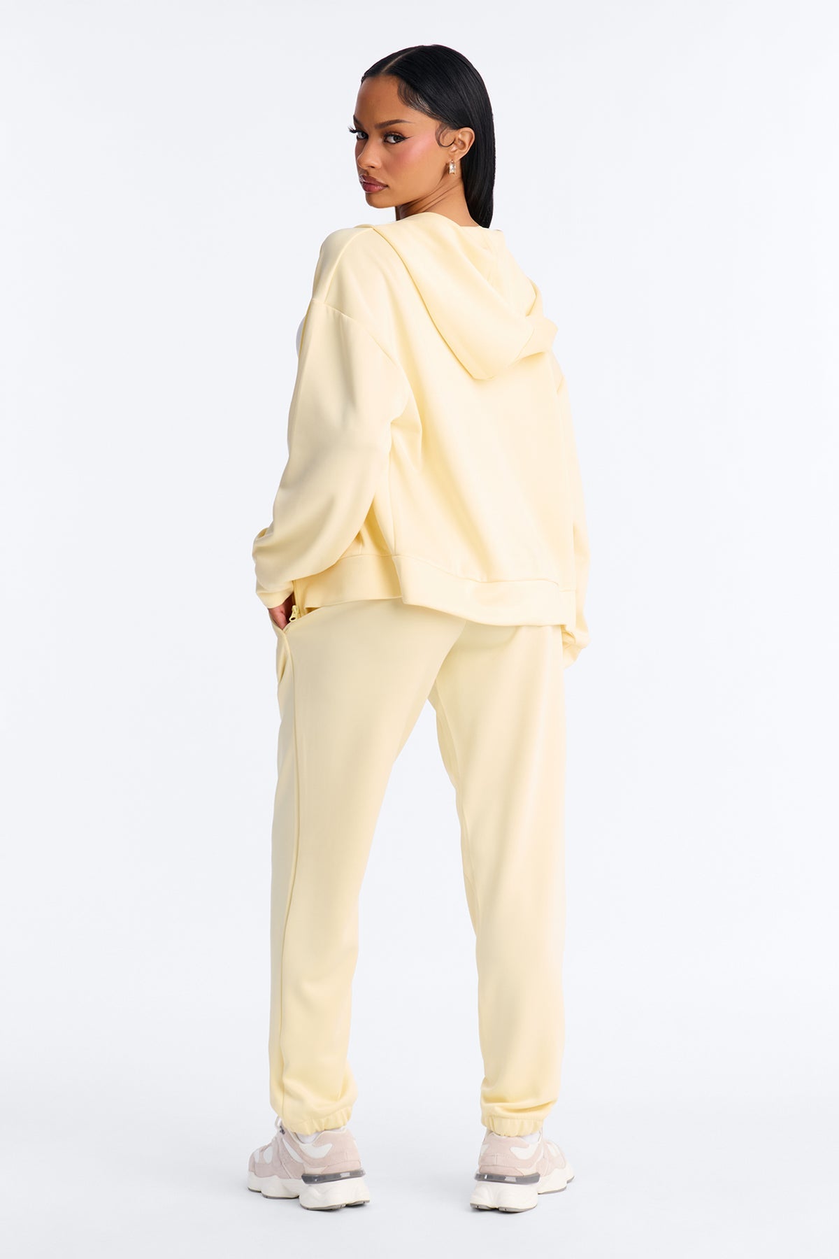 Sophia Scuba Zip Up Yellow Tracksuit | Womens tracksuit yellow scuba tracksuit set womens modern tracksuits for women sporty look