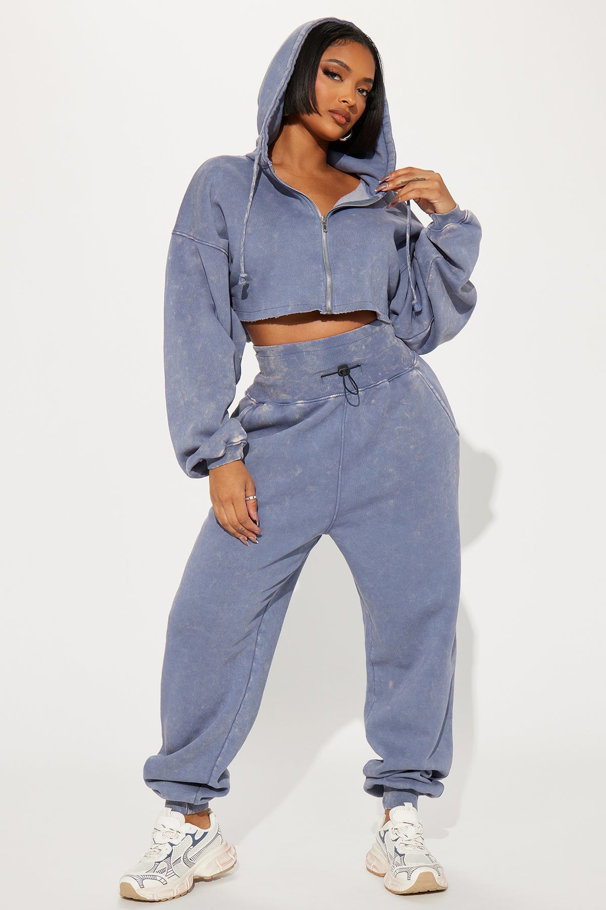 Tamara Washed Slate Blue Tracksuit | Womens tracksuit slate blue washed tracksuit set womens casual tracksuits for women oversized fit