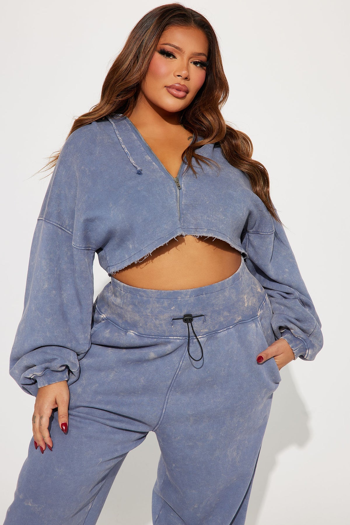 Tamara Washed Slate Blue Tracksuit | Womens tracksuit slate blue washed tracksuit set womens casual tracksuits for women oversized fit