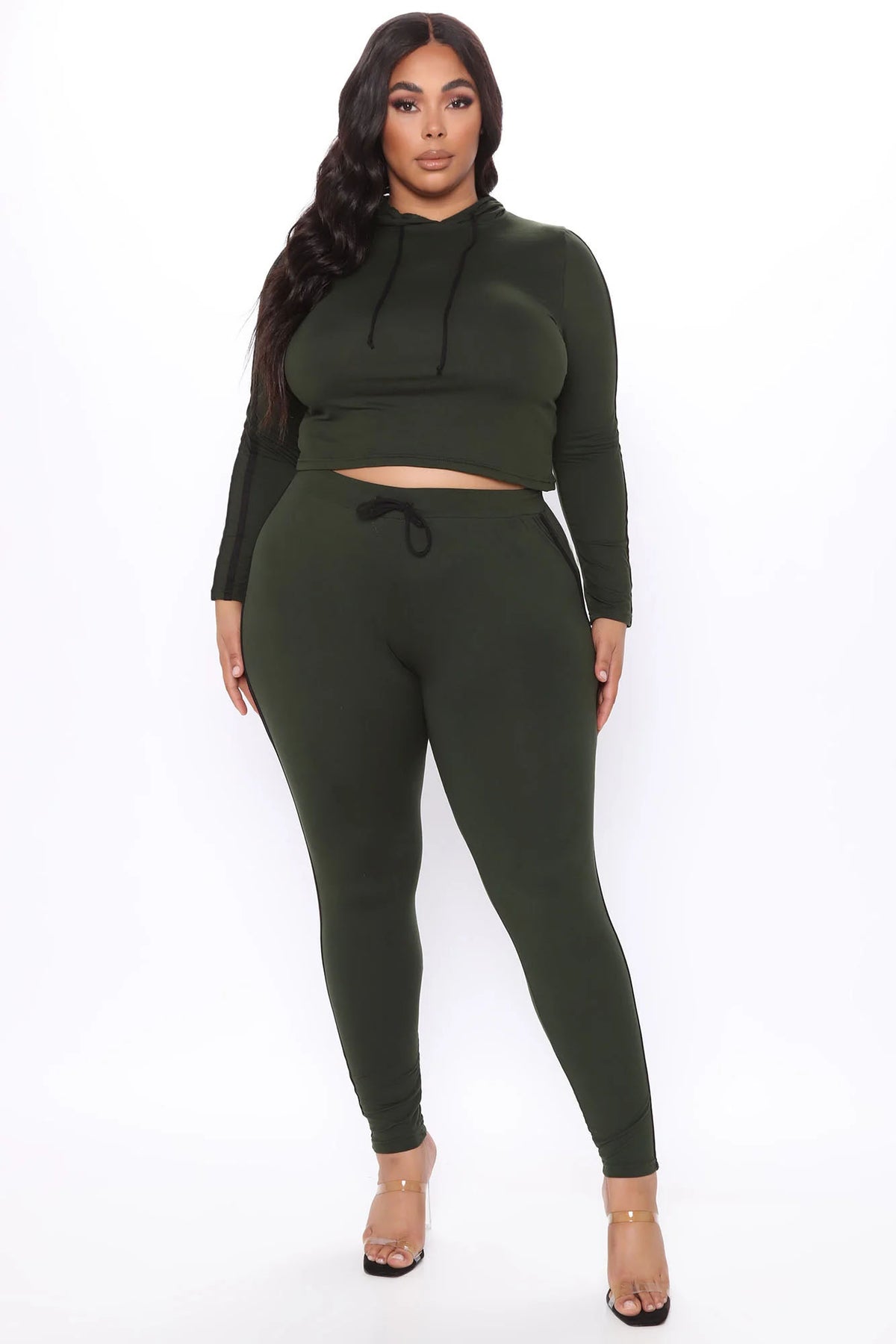 Tennis Courts III Olive Tracksuit | Womens tracksuit olive athletic tracksuit set womens sporty tracksuits for women gym wear