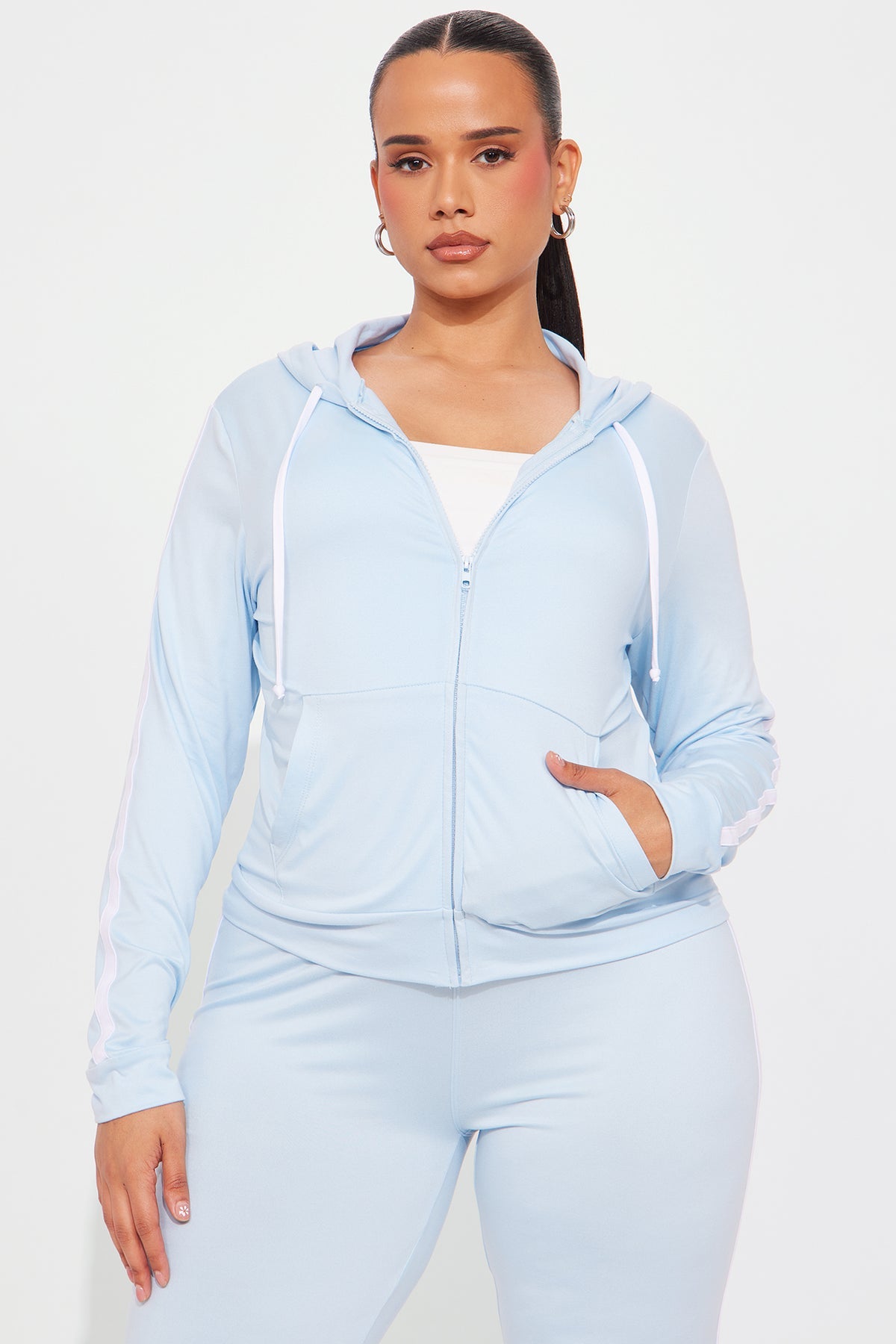 Tennis Courts Wide Leg Blue Tracksuit | Womens tracksuit blue wide leg tracksuit set womens athletic tracksuits for women gym wear
