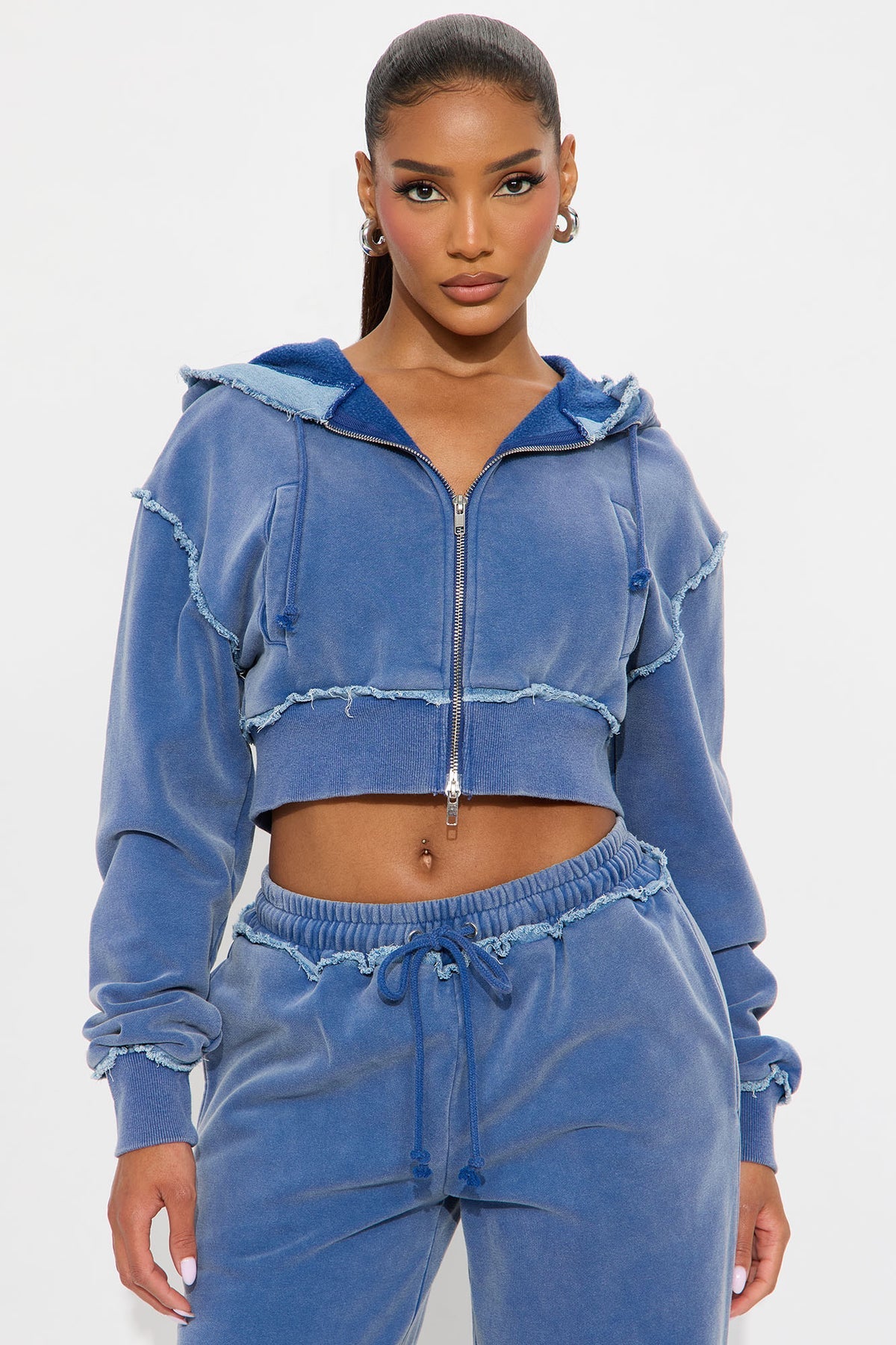 Your Favorite Fleece Low Rise Blue Tracksuit | Womens tracksuit blue fleece low rise tracksuit set womens trendy tracksuits for women oversized fit