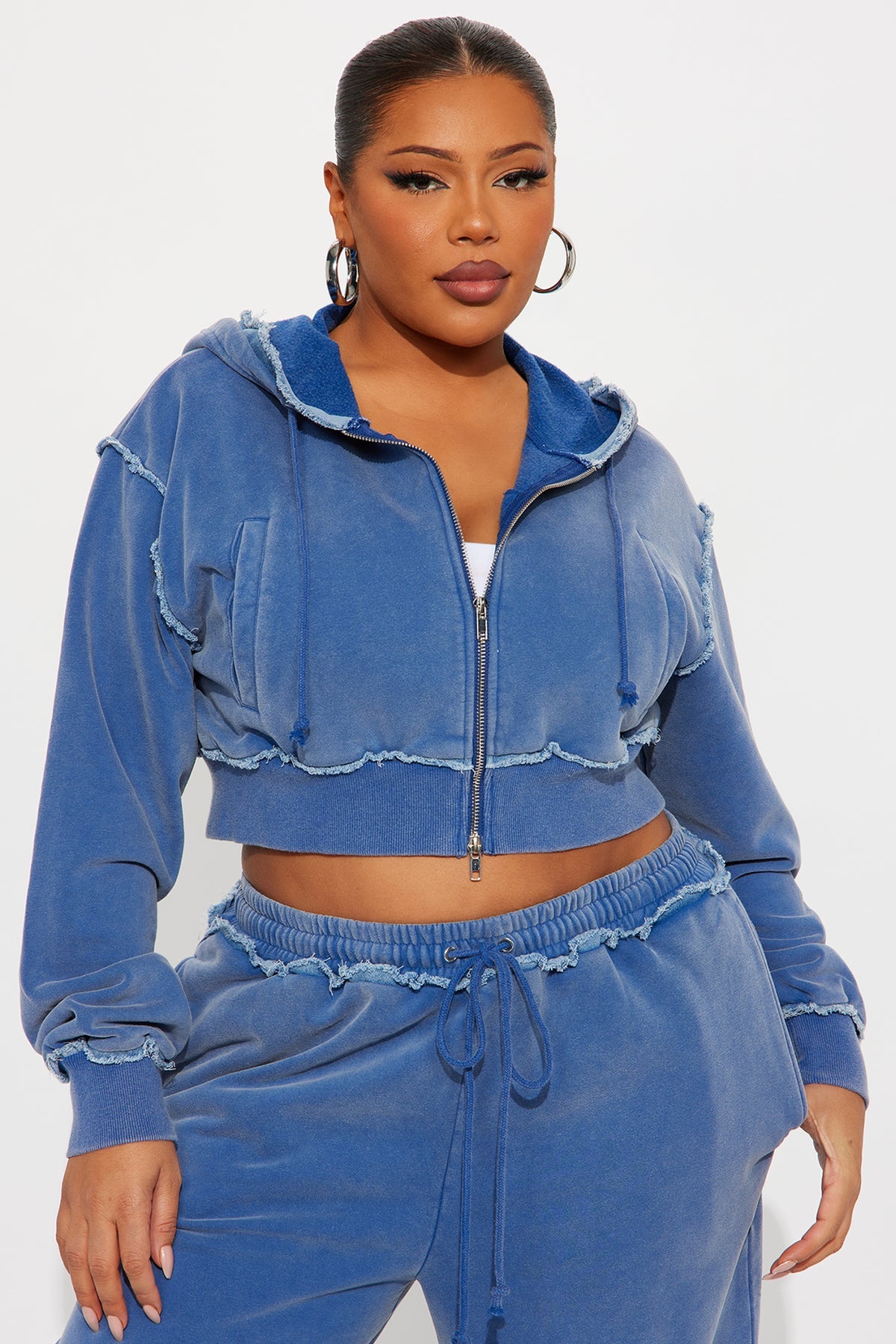 Your Favorite Fleece Low Rise Blue Tracksuit | Womens tracksuit blue fleece low rise tracksuit set womens trendy tracksuits for women oversized fit