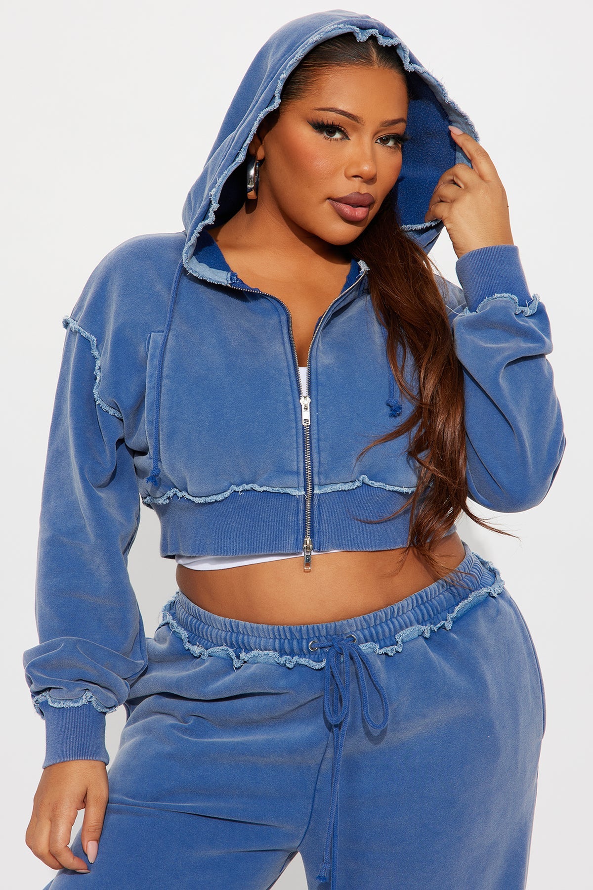 Your Favorite Fleece Low Rise Blue Tracksuit | Womens tracksuit blue fleece low rise tracksuit set womens trendy tracksuits for women oversized fit